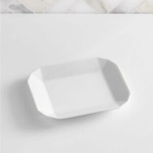 West Elm White Porcelain Soap Dish
